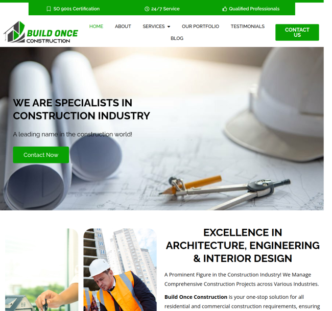 Build Once Construction